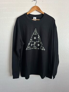 Nike ACG Dri-Fit Logo Glow In The Dark Athletic Shirt Loose Fit Men Size Large